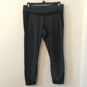 Lululemon Dark Gray Cropped Leggings